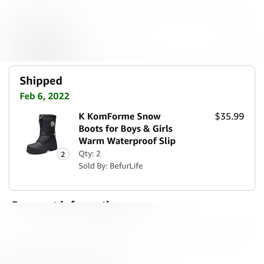 Snow boots for kids